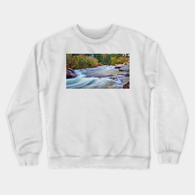 Autumn River Crewneck Sweatshirt by briankphoto